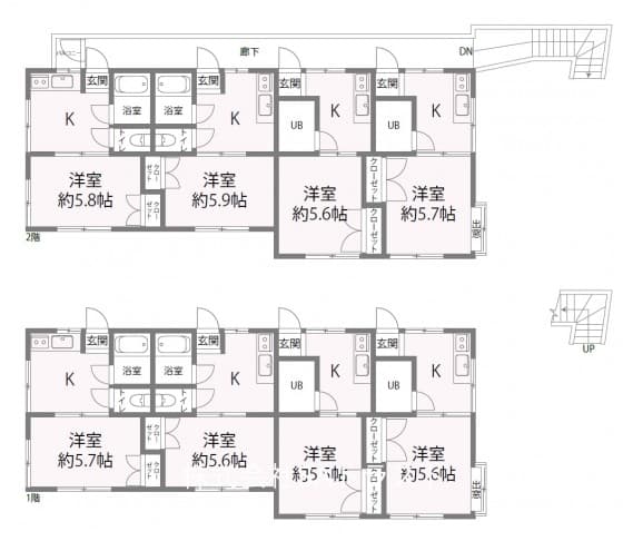 イーストハイツ(杉並区成田東一丁目アパート) - 2