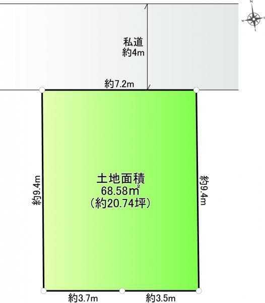本木南町土地 - 2