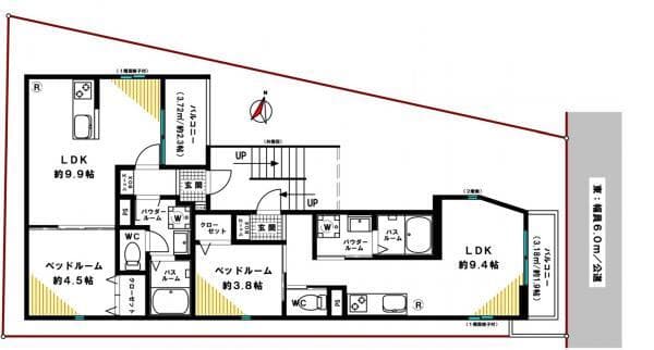 北綾瀬 一棟売りアパート - 2