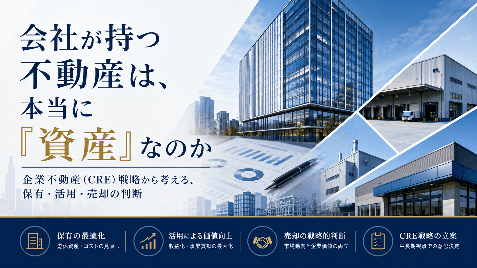 会社が持つ不動産は、本当に「資産」なのか